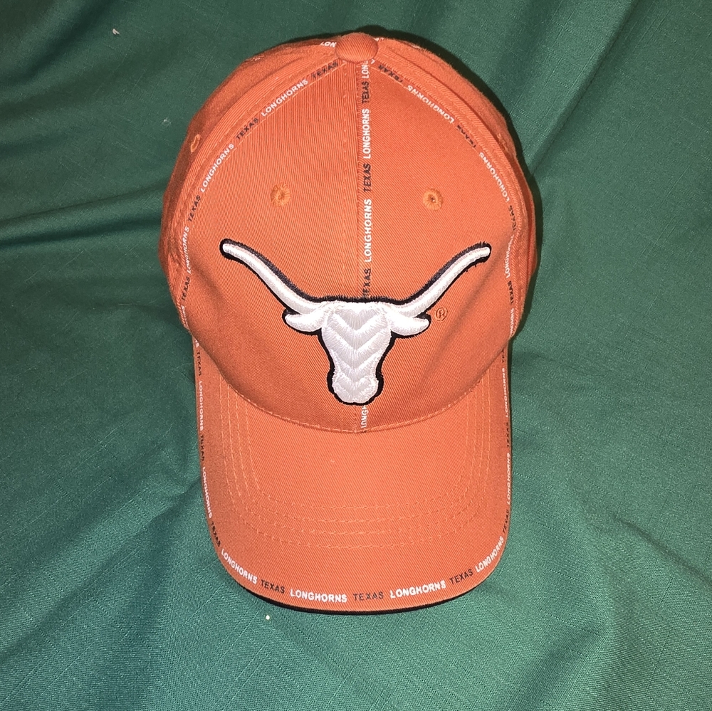 Texas Longhorns Burnt Orange Hat Adjustable Strap Pre-owned Collegiate Licensed